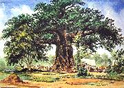 Thomas Baines Baobab Tree oil painting